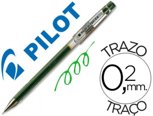 Esferografica pilot ponta fina g-tec-c4 verde , Pilot , 20895 , 4902505139345